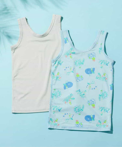 Japanese children's clothing BREEZE suspender underwear two-piece set 90-140cm boys' summer TOPS 
