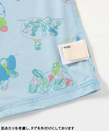 Japanese children's clothing BREEZE suspender underwear two-piece set 90-140cm boys' summer TOPS 