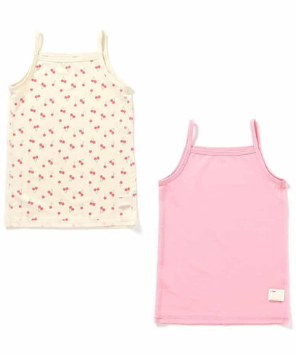 Japanese children's clothing BREEZE suspender underwear two-piece set 90-140cm girls summer TOPS 