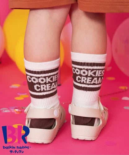 日本直送 BREEZE x Baskin-Robbins 襪一對 13-24cm 襪系列