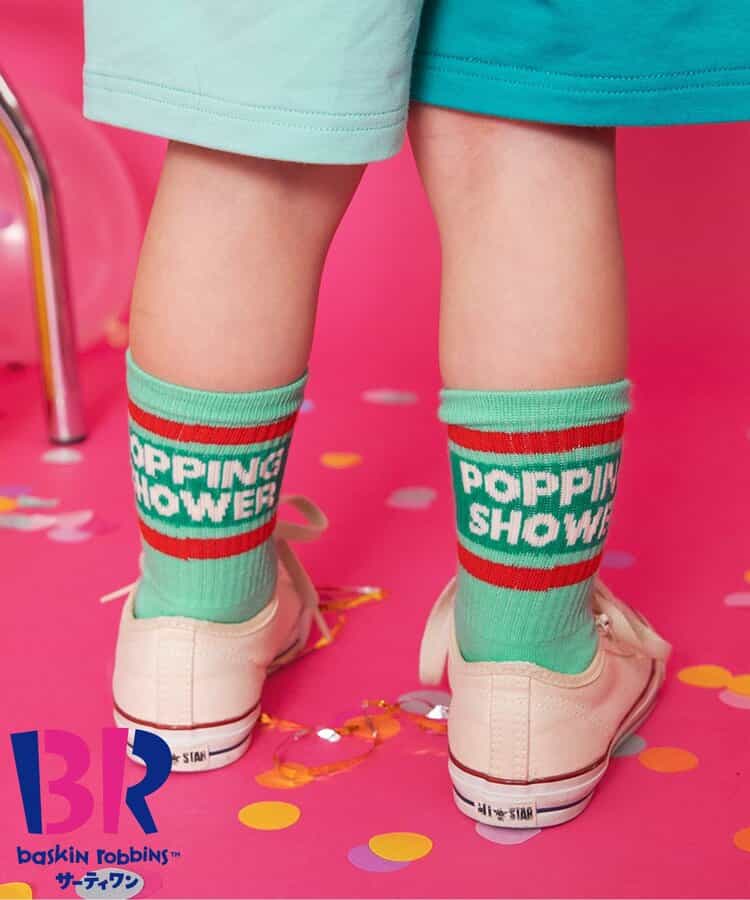 日本直送 BREEZE x Baskin-Robbins 襪一對 13-24cm 襪系列