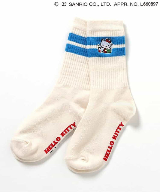 BR#22EE x Sanrio Hello Kitty Socks (1 pair, 13-21cm) Direct from Japan 