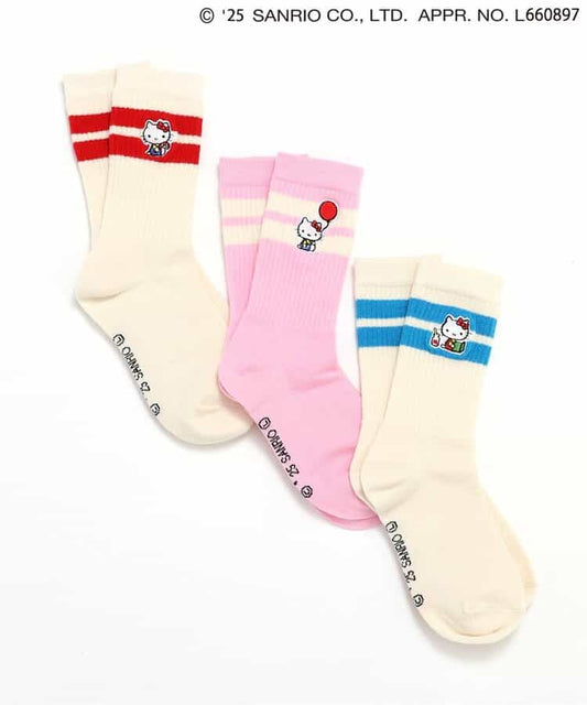 BR#22EE x Sanrio Hello Kitty Socks (1 pair, 13-21cm) Direct from Japan 