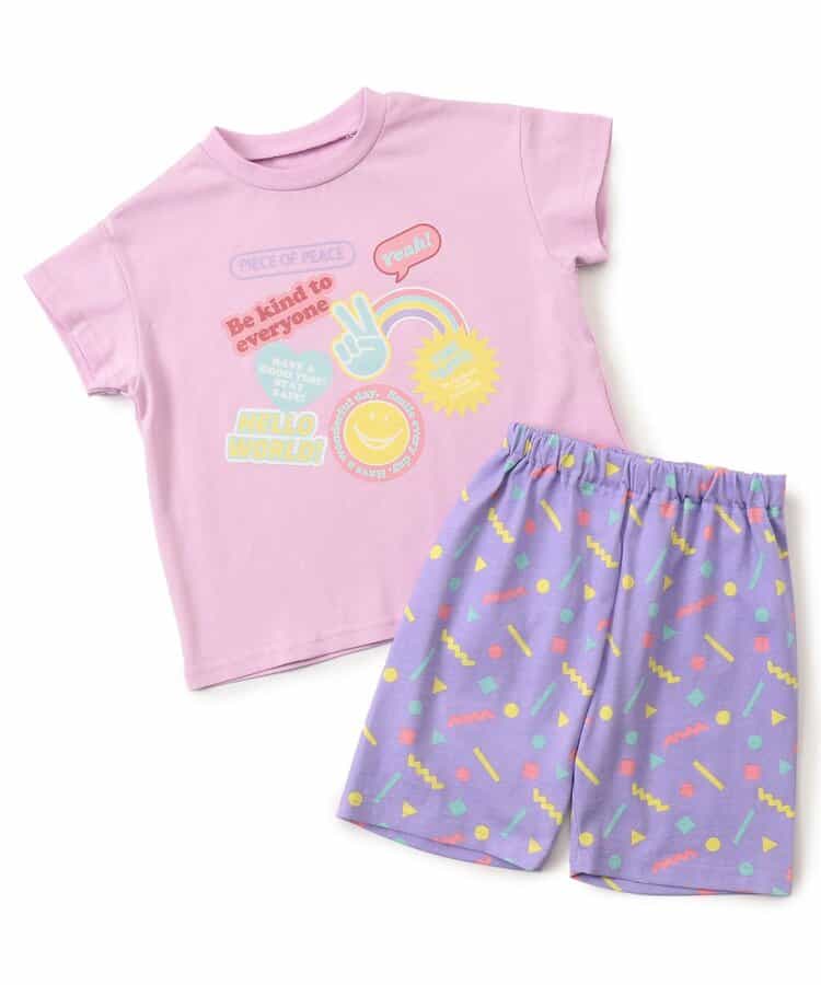 Japanese children's clothing BREEZE pajamas 80-150cm boys' and girls' summer pajamas series 