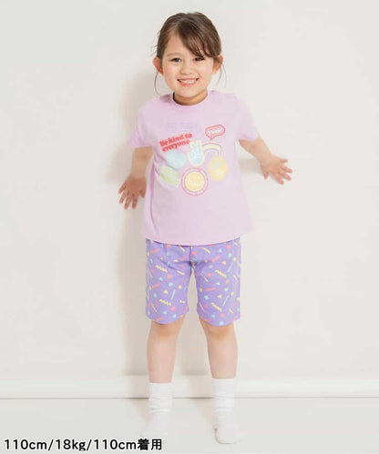 Japanese children's clothing BREEZE pajamas 80-150cm boys' and girls' summer pajamas series 