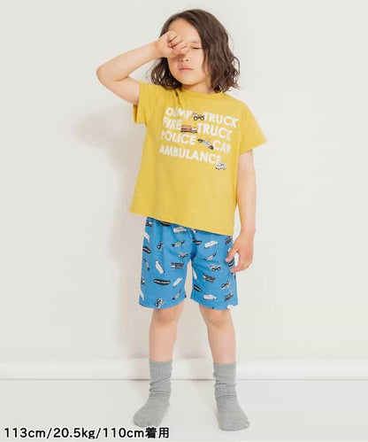 Japanese children's clothing BREEZE pajamas 80-150cm boys' and girls' summer pajamas series 