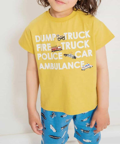 Japanese children's clothing BREEZE pajamas 80-150cm boys' and girls' summer pajamas series 