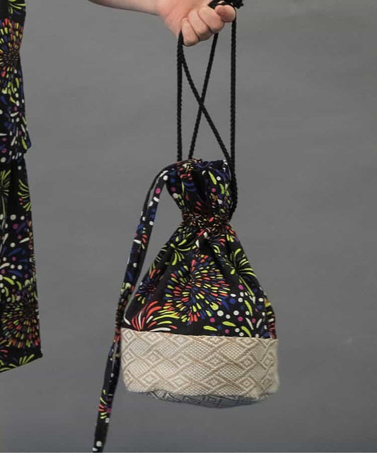 BREEZE Drawstring Bags (Direct from Japan) Japanese Kimono Bag Series Other Brands Japanese Summer Festival Special 