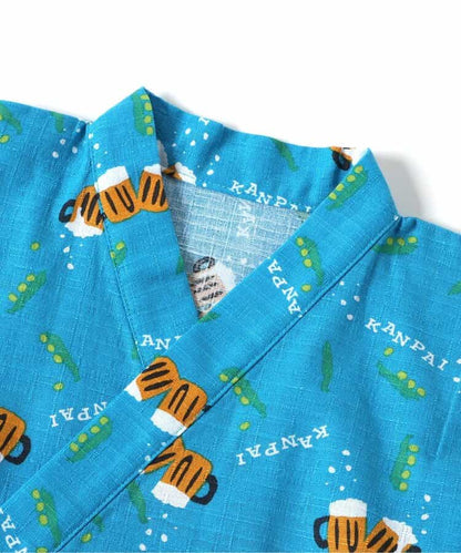 BREEZE Jinbei Kimono 80-140cm Boys' Summer TOPS PANTS Japanese Summer Festival Special 