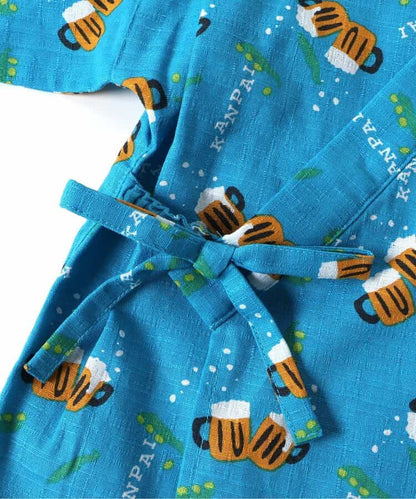 BREEZE Jinbei Kimono 80-140cm Boys' Summer TOPS PANTS Japanese Summer Festival Special 