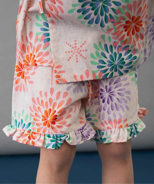 日本童裝 BREEZE 甚平 日本和服 80-140cm 女童款 夏季 TOPS PANTS 日本夏祭慶典特輯