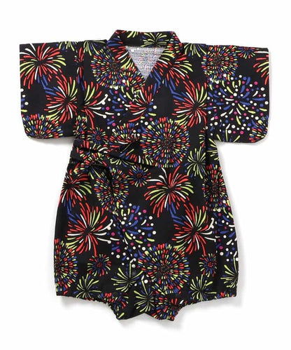 BREEZE Jinbei Kimono 70-80cm Boys' Summer Jumpsuit for Newborn Babies - Japanese Summer Festival Special 