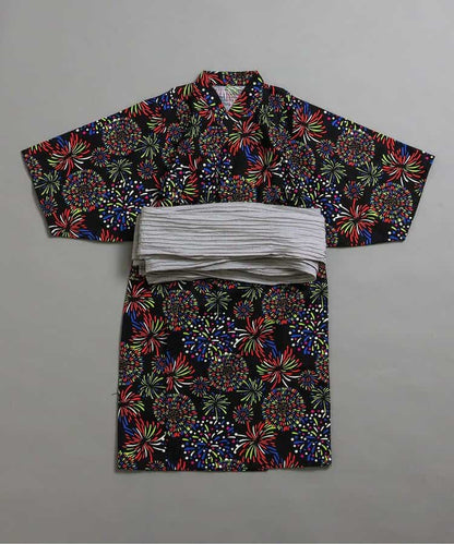 BREEZE Japanese Yukata Kimono 100-140cm Boys Summer TOPS Japanese Summer Festival Special 