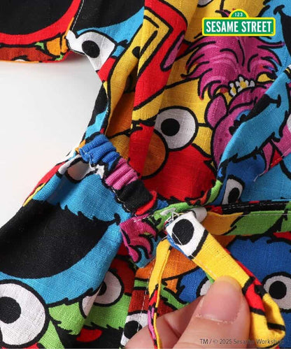 BREEZE x SESAME STREET Jinbei Japanese Kimono 80-130cm Boys' Summer TOPS PANTS Japanese Summer Festival Special 