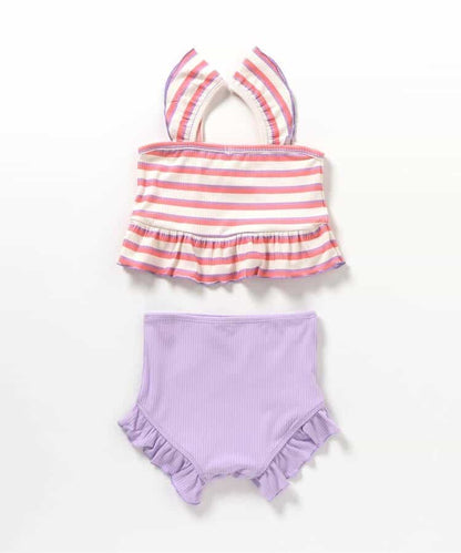 日本童裝 BREEZE 防UV 泳衣兩件套裝 80-140cm 女童款 夏日玩水泳衣特輯