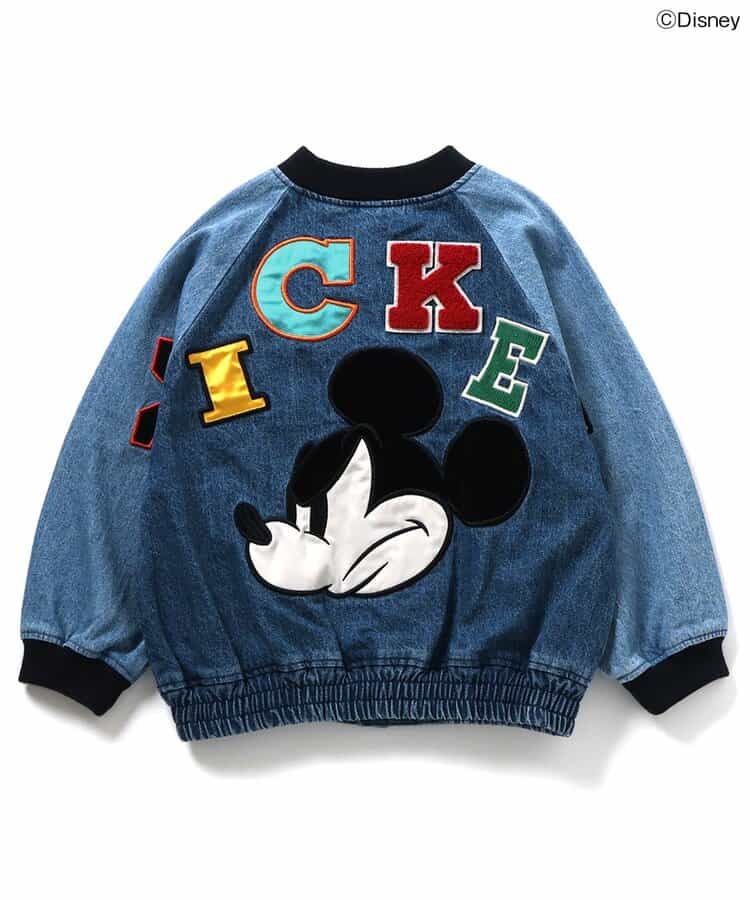 日本童裝 BREEZE x Disney 牛仔棒球外套 90-140cm 男童款/女童款 秋季 OUTERWEAR