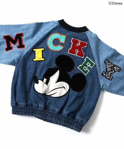 日本童裝 BREEZE x Disney 牛仔棒球外套 90-140cm 男童款/女童款 秋季 OUTERWEAR