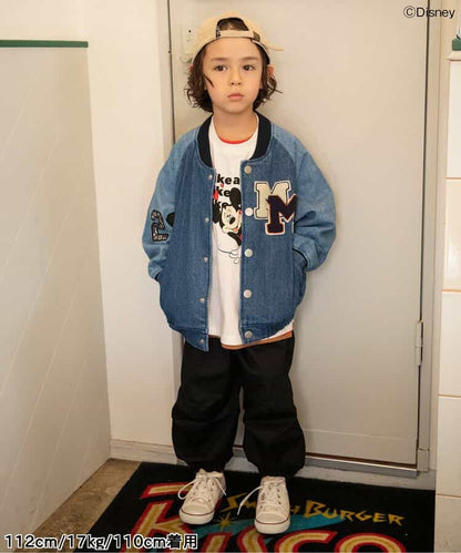日本童裝 BREEZE x Disney 牛仔棒球外套 90-140cm 男童款/女童款 秋季 OUTERWEAR