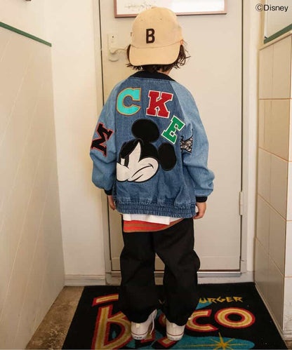 日本童裝 BREEZE x Disney 牛仔棒球外套 90-140cm 男童款/女童款 秋季 OUTERWEAR