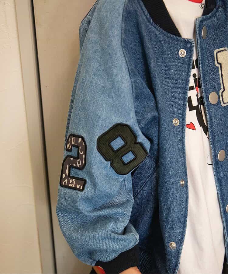 日本童裝 BREEZE x Disney 牛仔棒球外套 90-140cm 男童款/女童款 秋季 OUTERWEAR