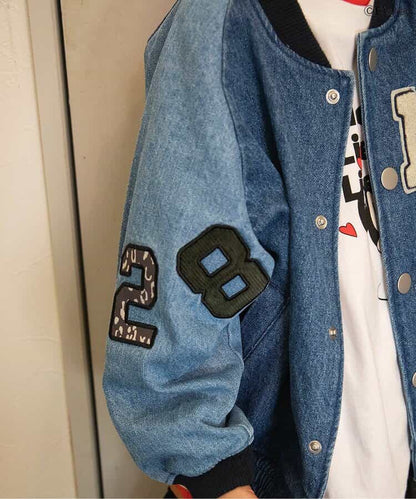 日本童裝 BREEZE x Disney 牛仔棒球外套 90-140cm 男童款/女童款 秋季 OUTERWEAR