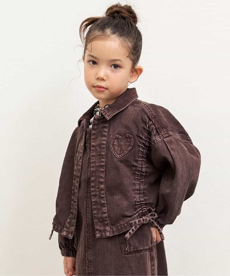 日本童裝 BREEZE 牛仔短外套 80-140cm 女童款 秋季 OUTERWEAR