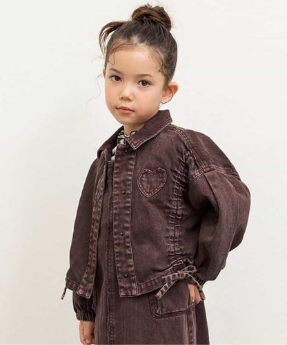日本童裝 BREEZE 牛仔短外套 80-140cm 女童款 秋季 OUTERWEAR