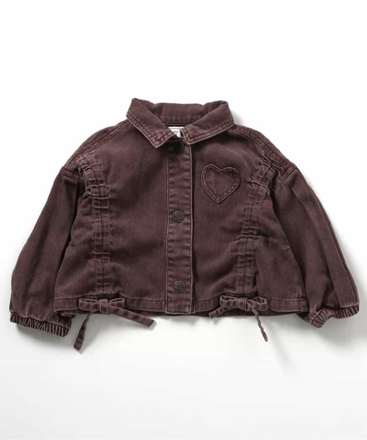 日本童裝 BREEZE 牛仔短外套 80-140cm 女童款 秋季 OUTERWEAR