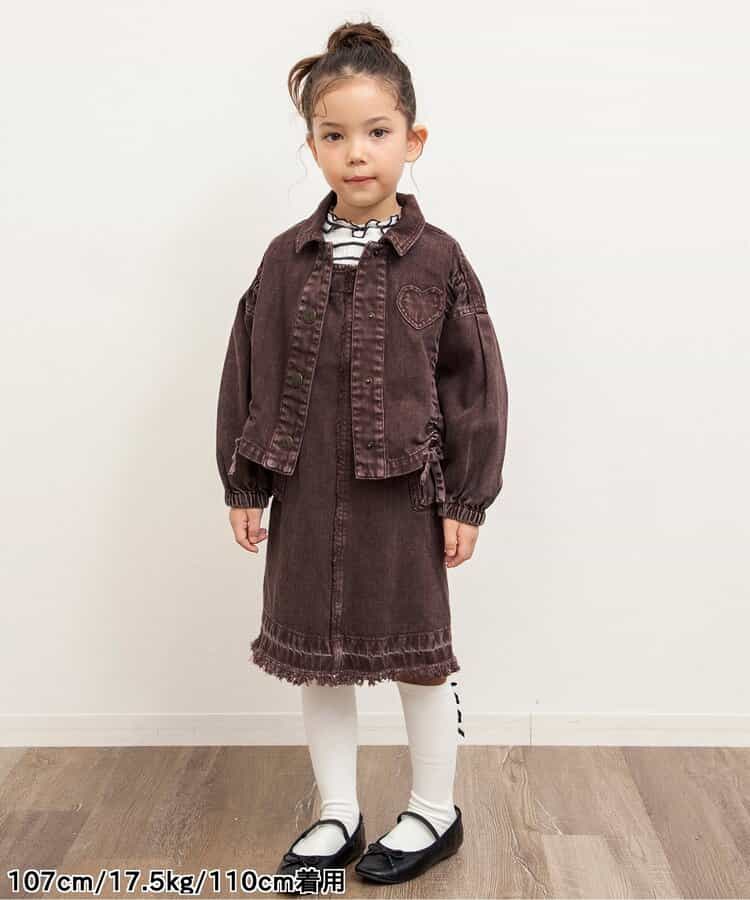 日本童裝 BREEZE 牛仔短外套 80-140cm 女童款 秋季 OUTERWEAR