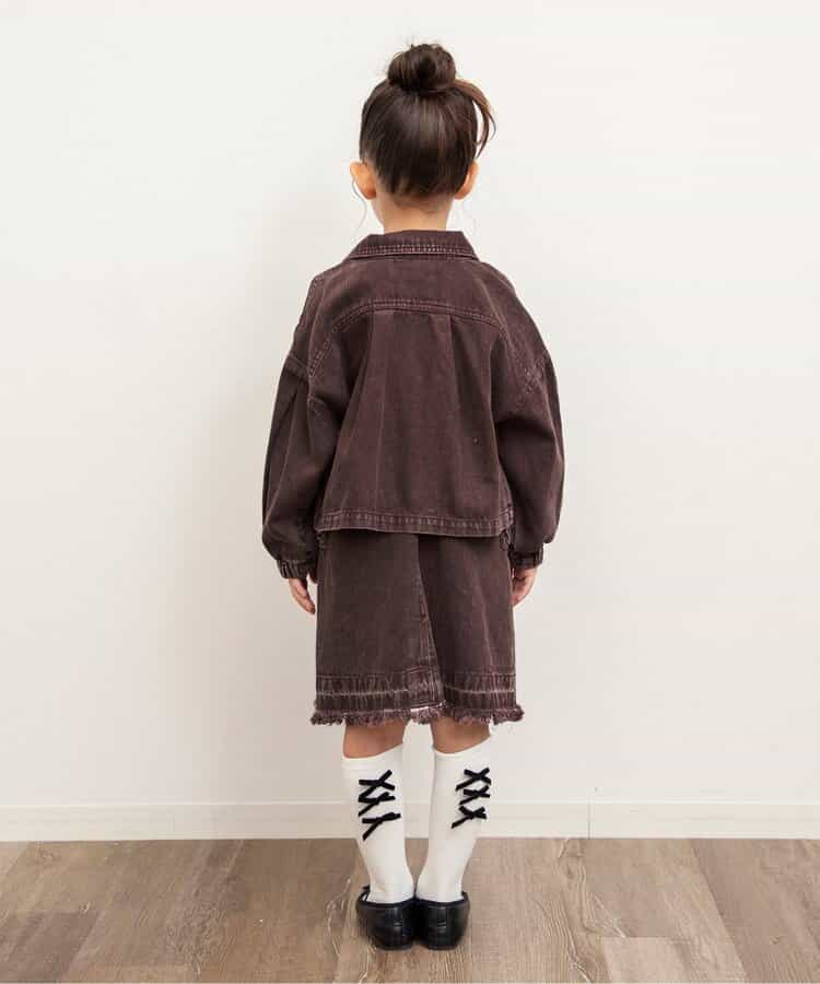 日本童裝 BREEZE 牛仔短外套 80-140cm 女童款 秋季 OUTERWEAR