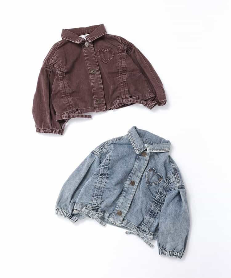 日本童裝 BREEZE 牛仔短外套 80-140cm 女童款 秋季 OUTERWEAR