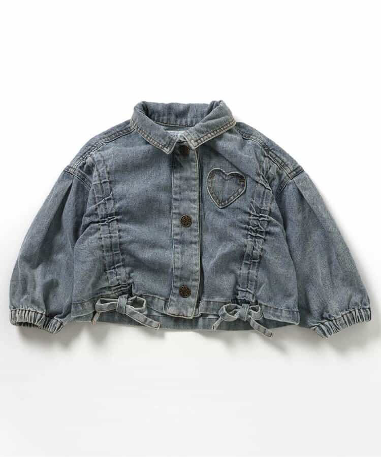 日本童裝 BREEZE 牛仔短外套 80-140cm 女童款 秋季 OUTERWEAR