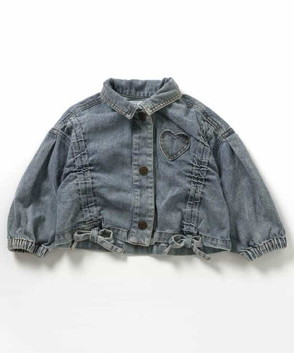 日本童裝 BREEZE 牛仔短外套 80-140cm 女童款 秋季 OUTERWEAR