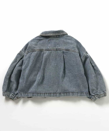 日本童裝 BREEZE 牛仔短外套 80-140cm 女童款 秋季 OUTERWEAR