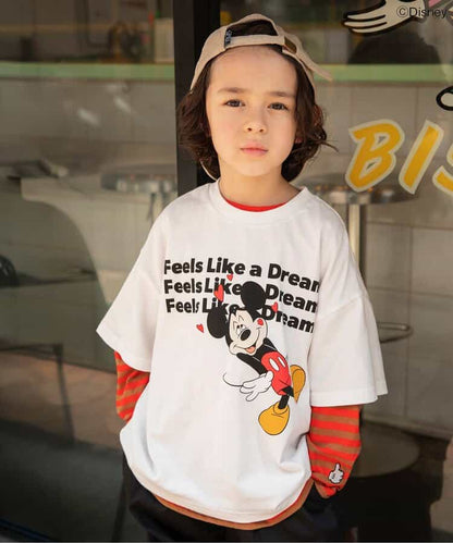 日本童裝 BREEZE x Disney 上衣兩件套裝 90-150cm 男童款/女童款 秋季 TOPS