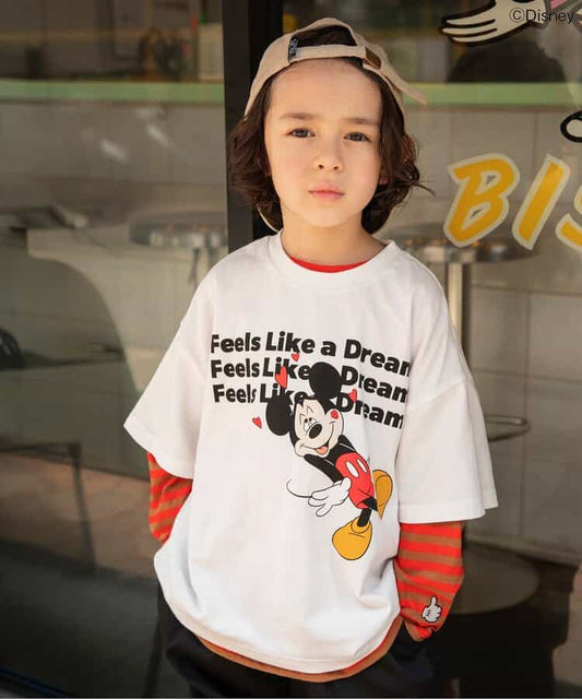 日本童裝 BREEZE x Disney 上衣兩件套裝 90-150cm 男童款/女童款 秋季 TOPS
