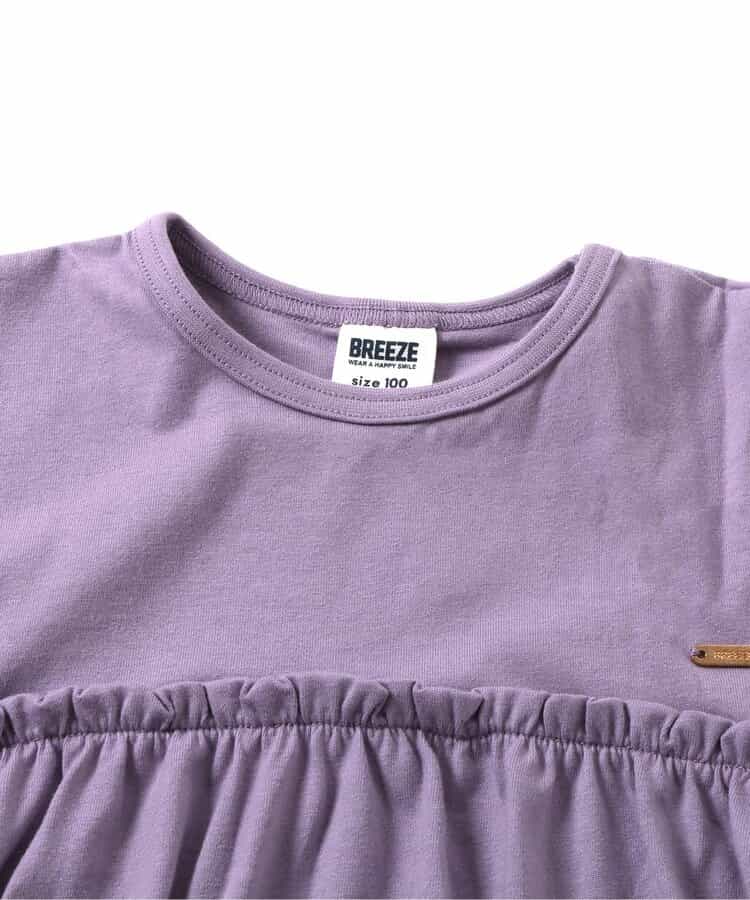 日本童裝 BREEZE 荷葉邊長袖上衣 80-140cm 女童款 秋季 TOPS