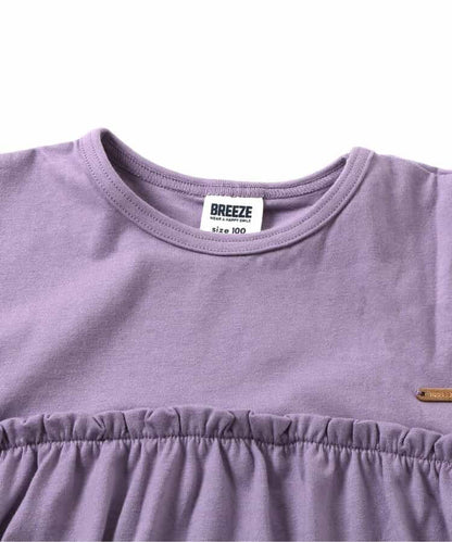 日本童裝 BREEZE 荷葉邊長袖上衣 80-140cm 女童款 秋季 TOPS
