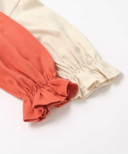 日本童裝 BREEZE 荷葉邊長袖上衣 80-140cm 女童款 秋季 TOPS