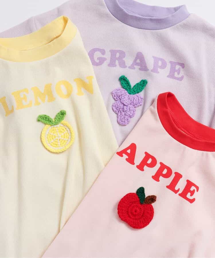 日本童裝 BREEZE 水果長袖上衣 80-140cm 女童款 秋季 TOPS