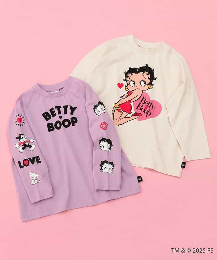 日本童裝 BREEZE x Betty Boop 印花上衣 80-140cm 女童款 秋季 TOPS