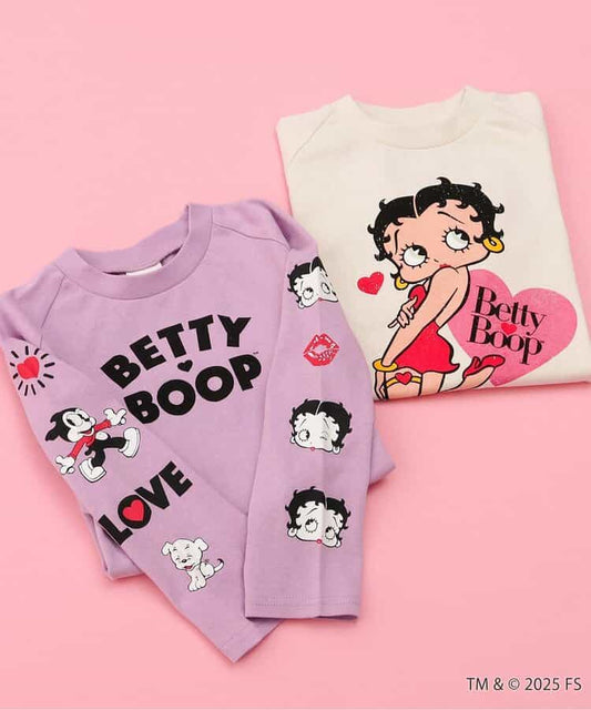 日本童裝 BREEZE x Betty Boop 印花上衣 80-140cm 女童款 秋季 TOPS