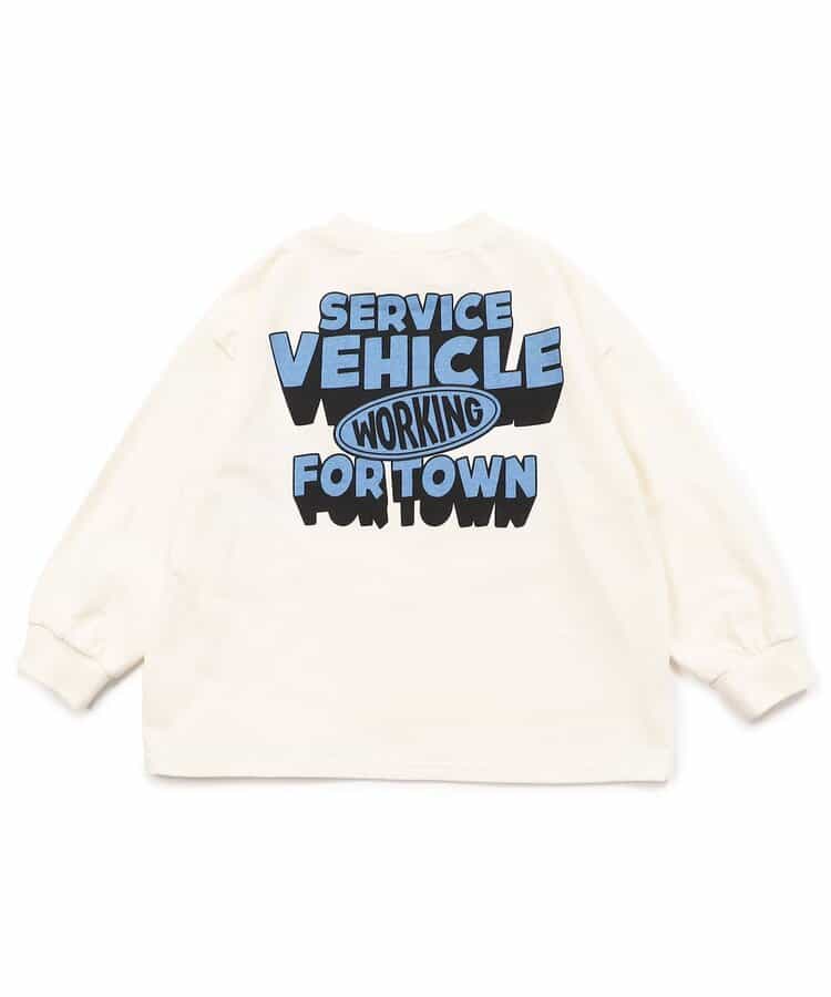 日本童裝 BREEZE 車印花上衣 80-140cm 男童款 秋季 TOPS