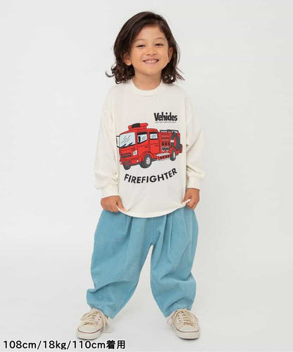 日本童裝 BREEZE 車印花上衣 80-140cm 男童款 秋季 TOPS