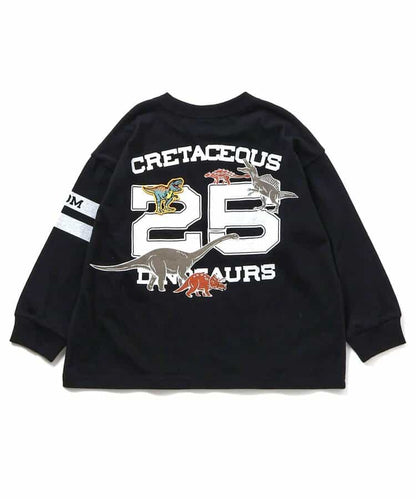 日本童裝 BREEZE x 福井県立恐竜博物館 恐龍上衣 80-140cm/S-L 親子裝 男童款/大人款 秋季 TOPS