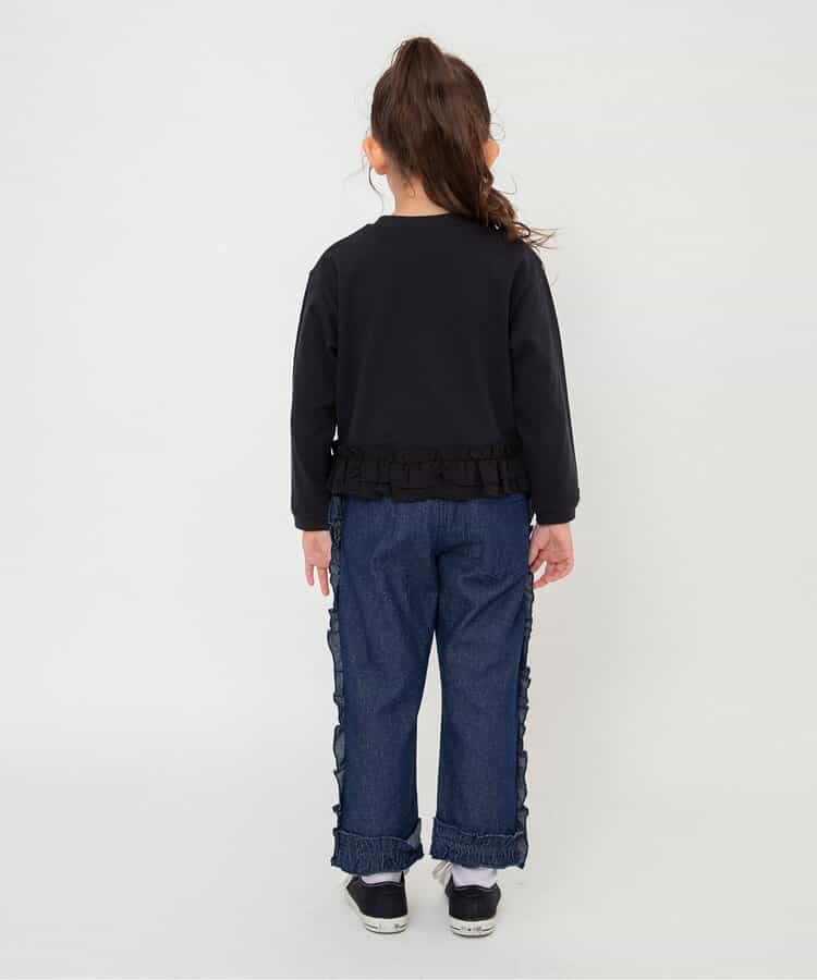 日本童裝 BREEZE 荷葉邊長袖上衣 90-140cm 女童款 秋季 TOPS