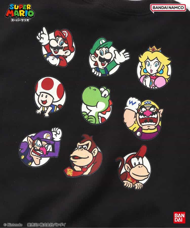日本童裝 BREEZE x SuperMario 印花衛衣 100-150cm 男童款 秋季 TOPS