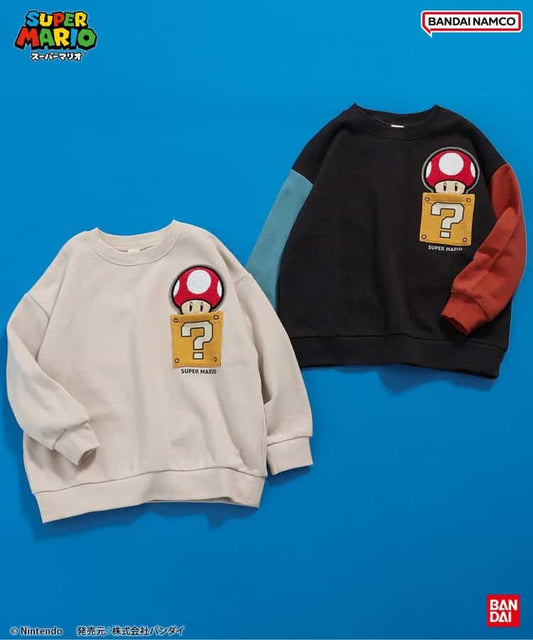 日本童裝 BREEZE x SuperMario 印花衛衣 100-150cm 男童款 秋季 TOPS