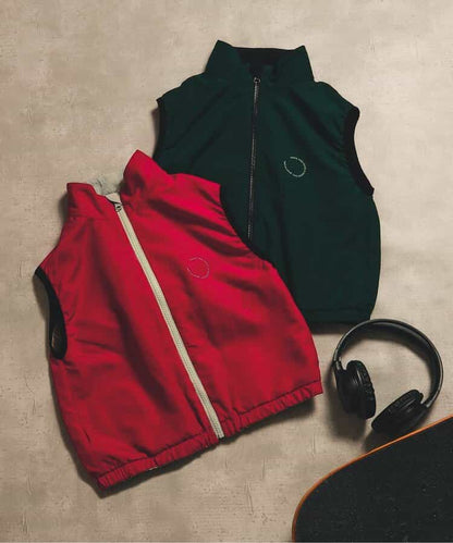 日本童裝 BREEZE 2Way 雙面拉鍊背心 90-160cm 男童款 秋季 OUTERWEAR