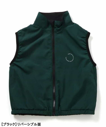 日本童裝 BREEZE 2Way 雙面拉鍊背心 90-160cm 男童款 秋季 OUTERWEAR